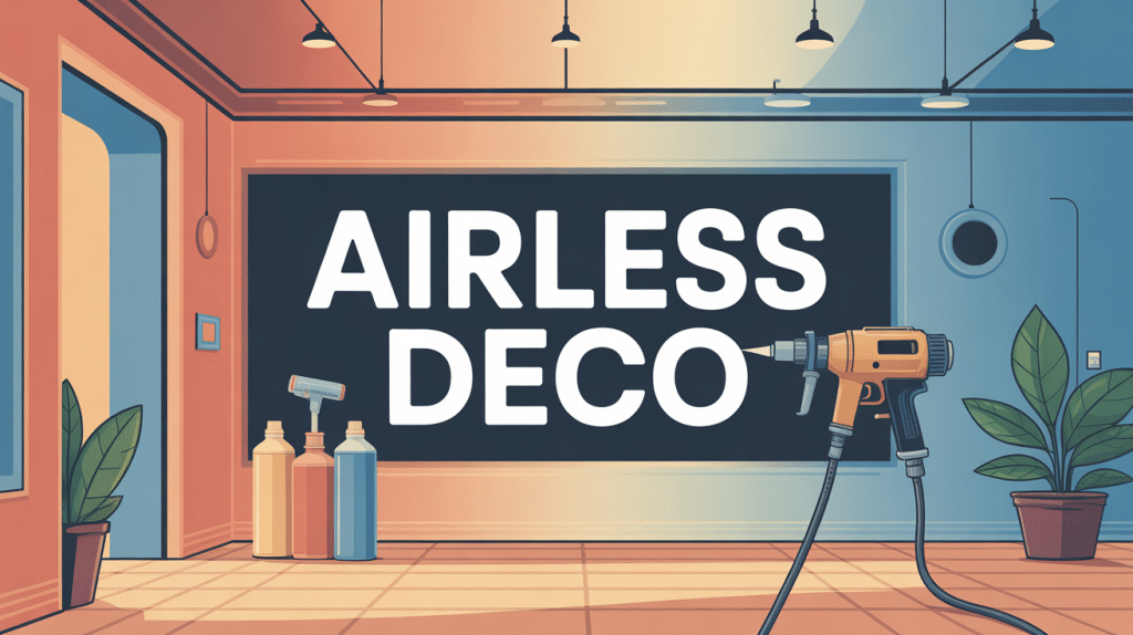 Peinture intérieur uniforme airless deco