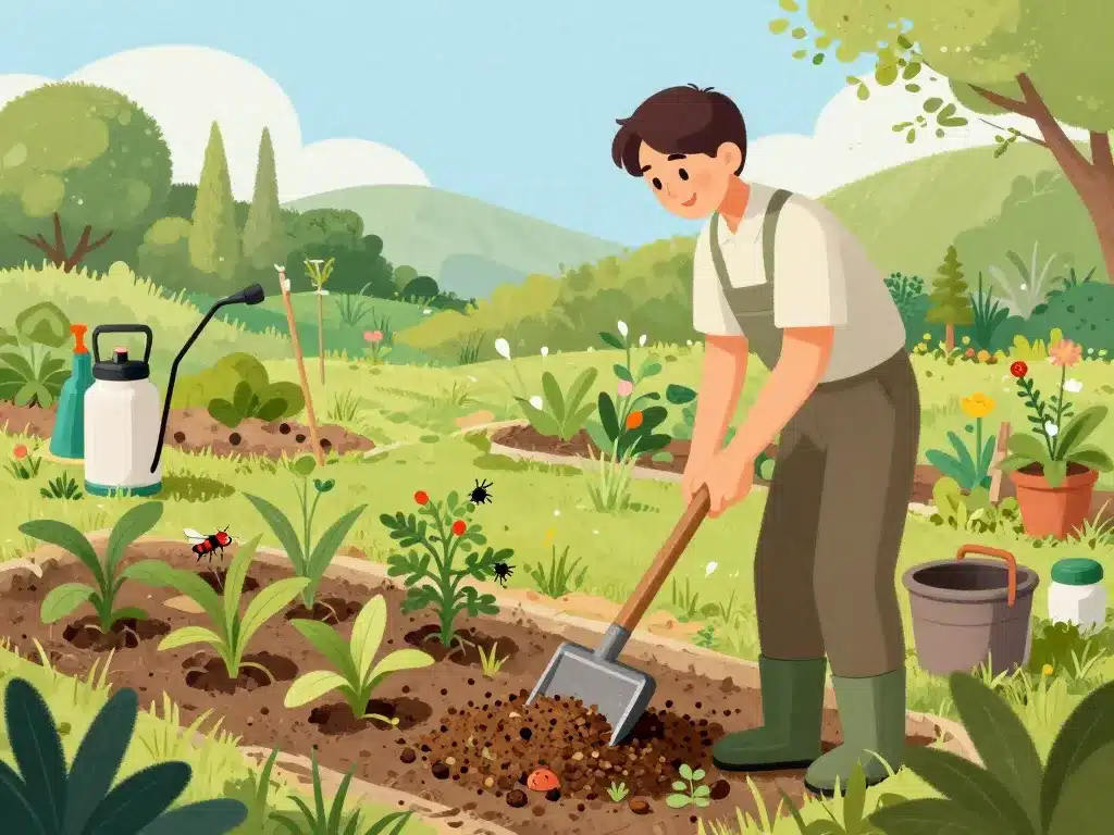 désherbage sans sulfate de cuivre desherbant outils paillage écologique