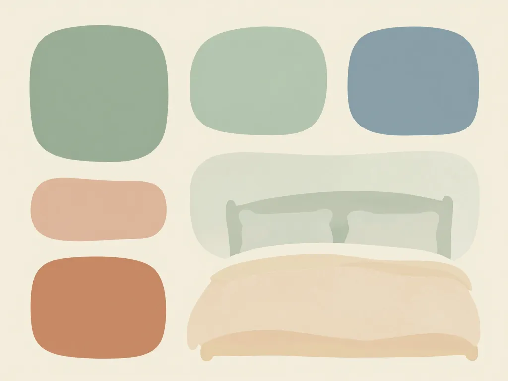 Nuancier chambre à coucher couleur tendance 2024 verts bleus neutres terracotta beige