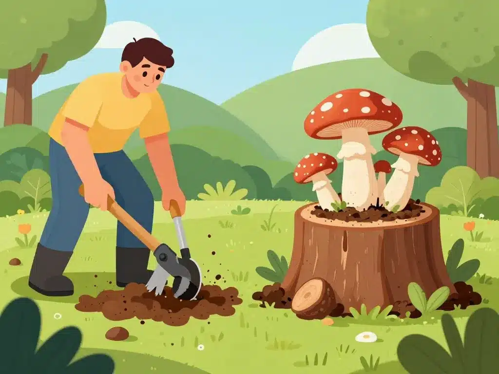 alternatives détruire souche eau de javel jardin écologique