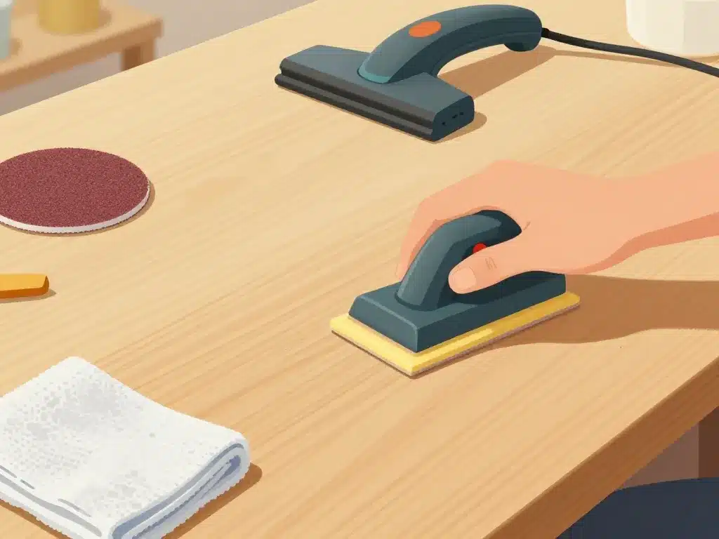 préparation ponçage bois avant lasure