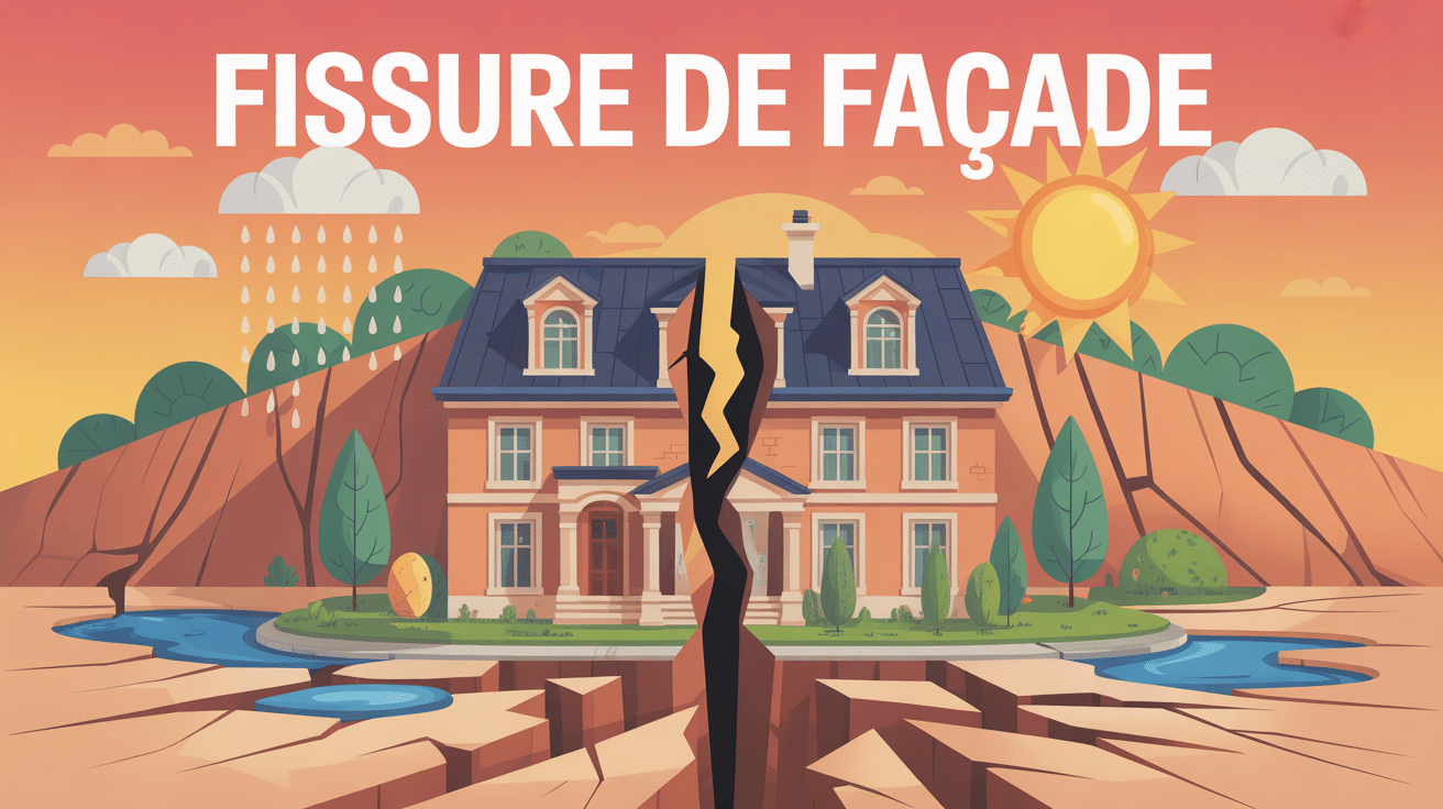 illustration fissure facade quand s'inquiéter maison