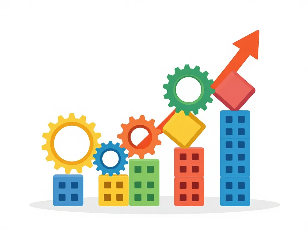 métaphore visuelle évolution indice coût de la construction 2024