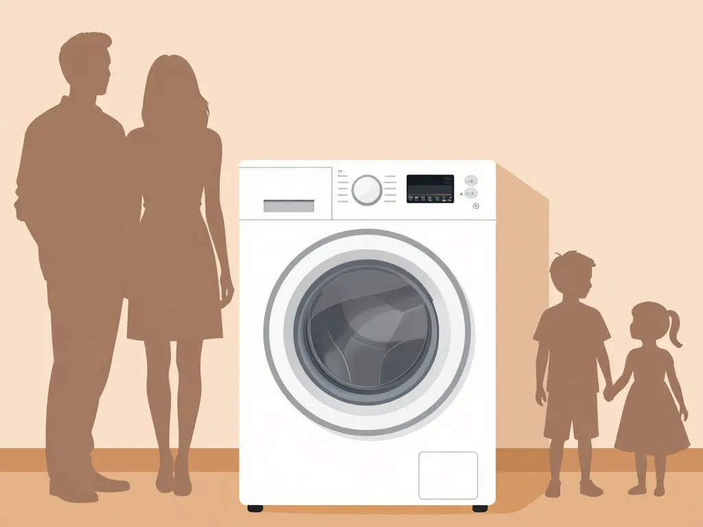 lave linge top silencieux installation appartement famille