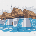 noue de toiture schéma technique vue en coupe et écoulement