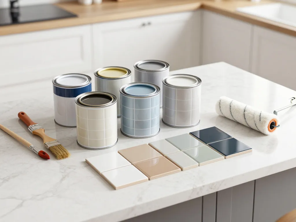 peindre carrelage cuisine plan de travail sélection peinture résine