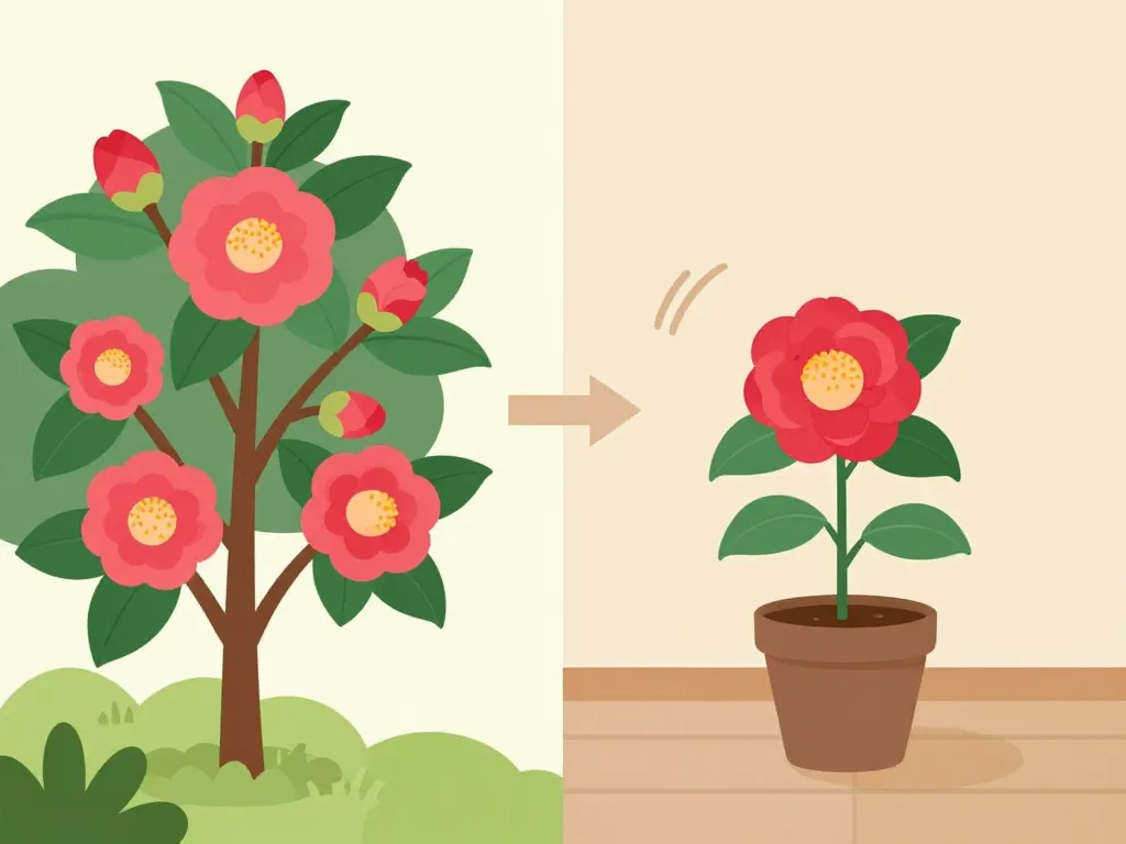 peut on garder un camelia à l'intérieur solutions alternatives