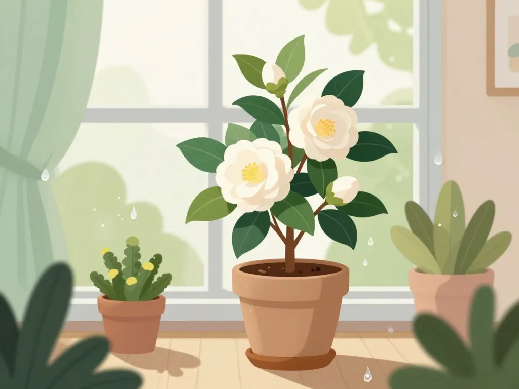 peut on garder un camelia à l'intérieur environnement adapté