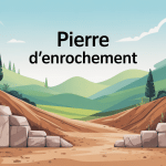 illustration pierre enrochement stabilisation terrain