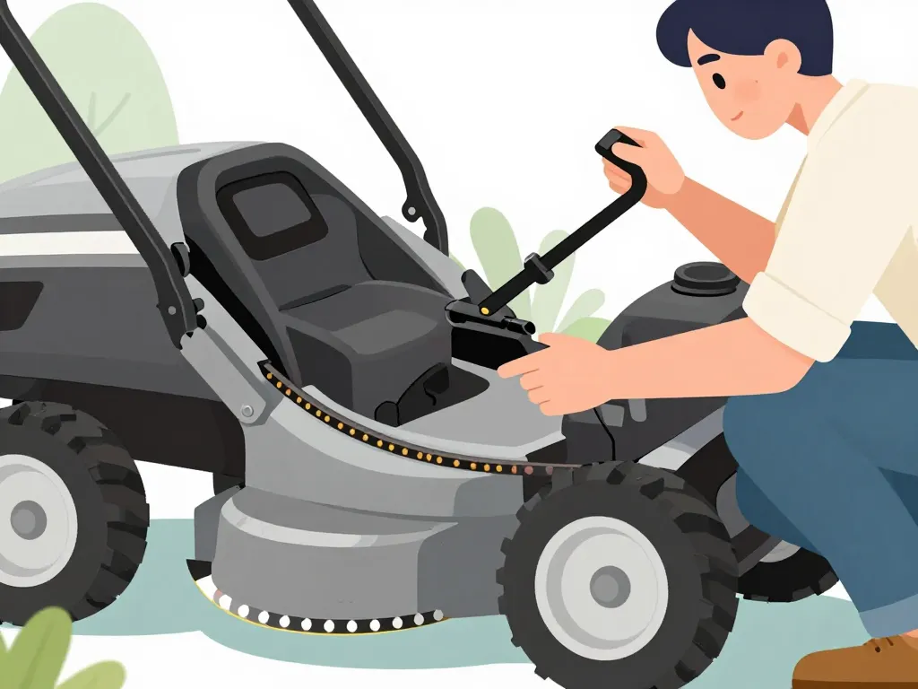 problème enclenchement lame tracteur tondeuse personne vérifie tracteur