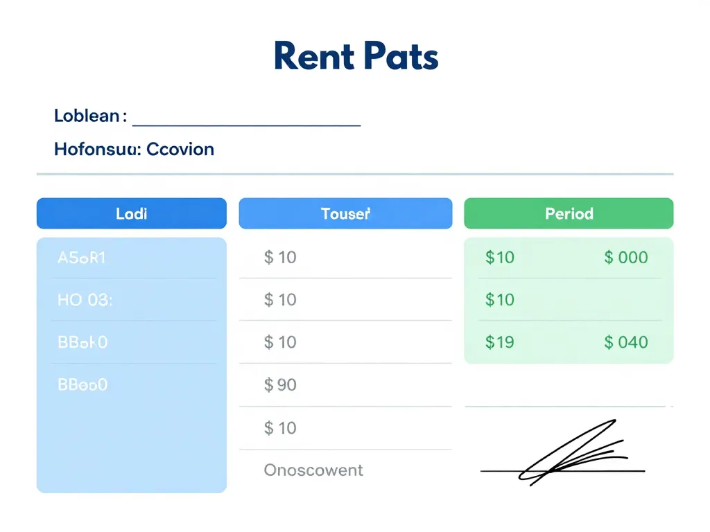 quittance de loyer mentions légales structure visuelle