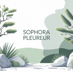 sophora pleureur graphique jardin contemporain