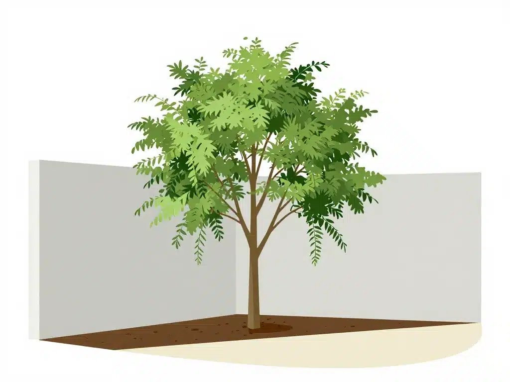 sophora pleureur emplacement plantation schéma