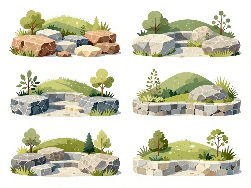 différents usages pierre enrochement