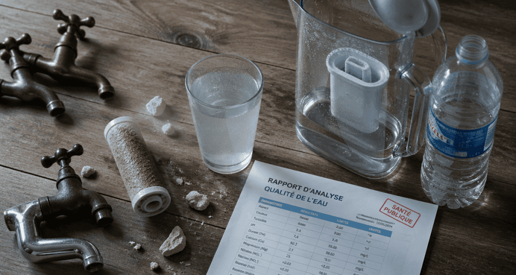 inconvenient de l eau du robinet verre et carafe