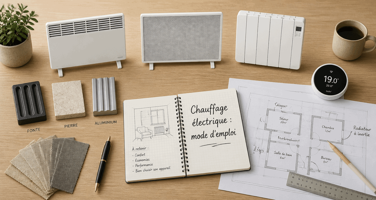 chauffage individuel electrique radiateurs thermostat plans