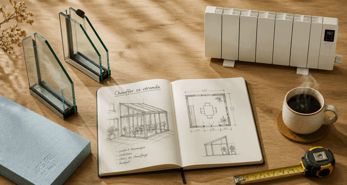 comment chauffer une veranda vue table plans et matériaux