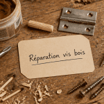 comment serrer une vis qui tourne dans le vide bois sur établi