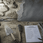 cuvelage mur outils préparation