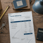 devis debarras cartons objets anciens calculatrice