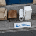encombrants saint nazaire alignés sur trottoir