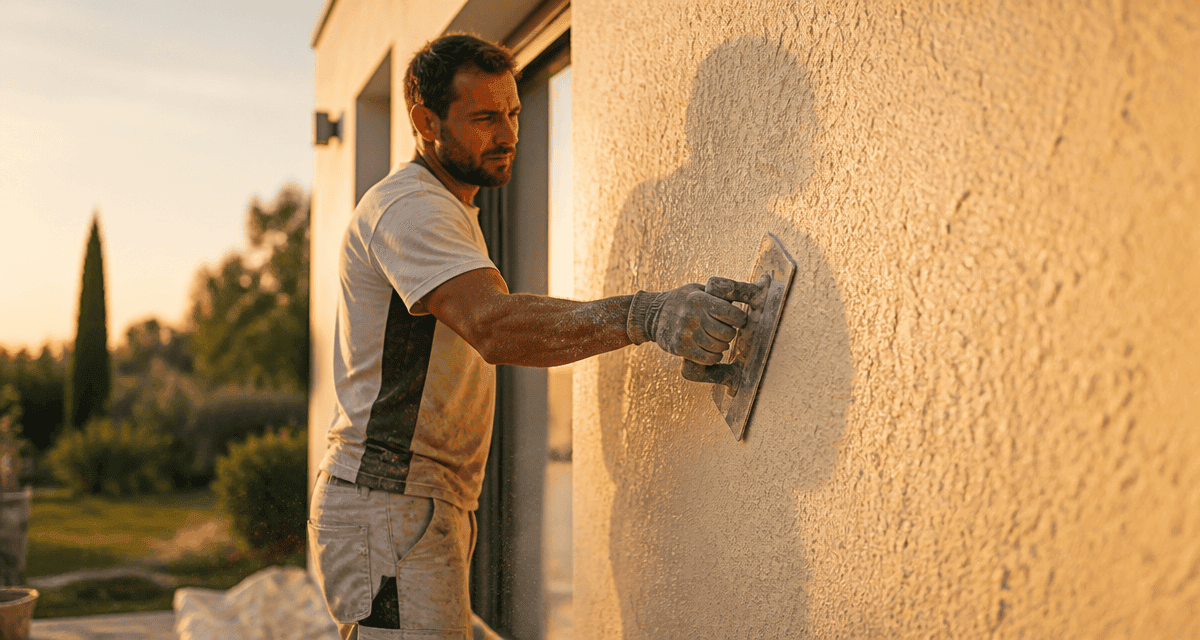 enduit gratte artisan facade maison