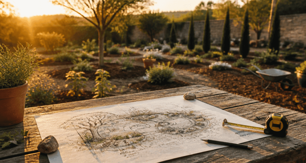 jardin comment faire structurer et planter