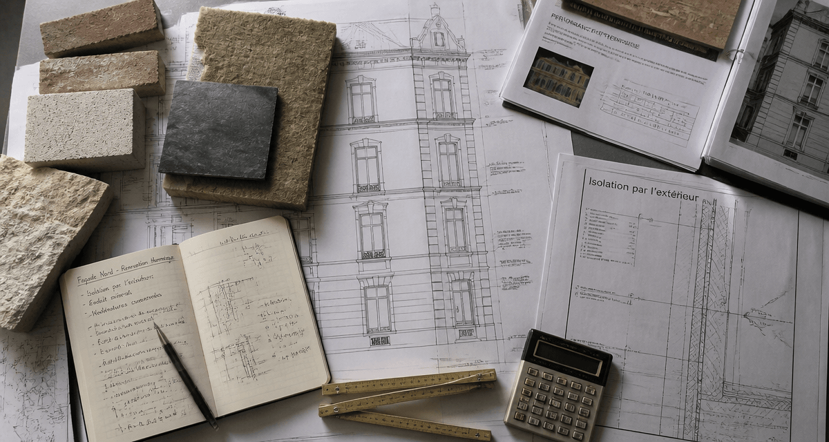 obligation isolation extérieure immeuble ancien plans façade