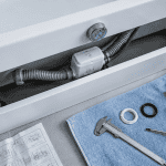 trop plein baignoire vue installation joint 29 mm