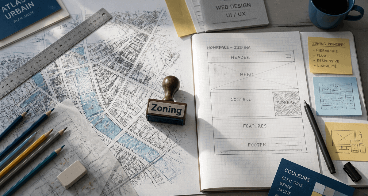 zonings web et urbanisme sur bureau
