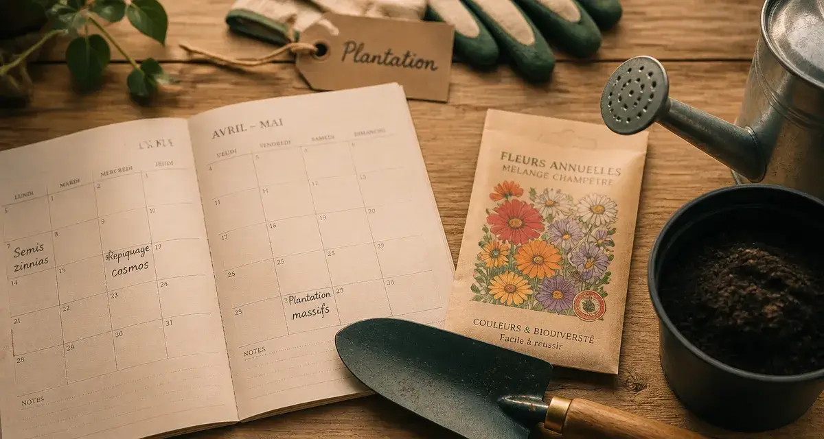 Quand planter des fleurs : calendrier de plantation par saison