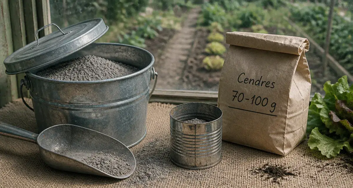 Cendres jardin : dosage précis et erreurs à éviter