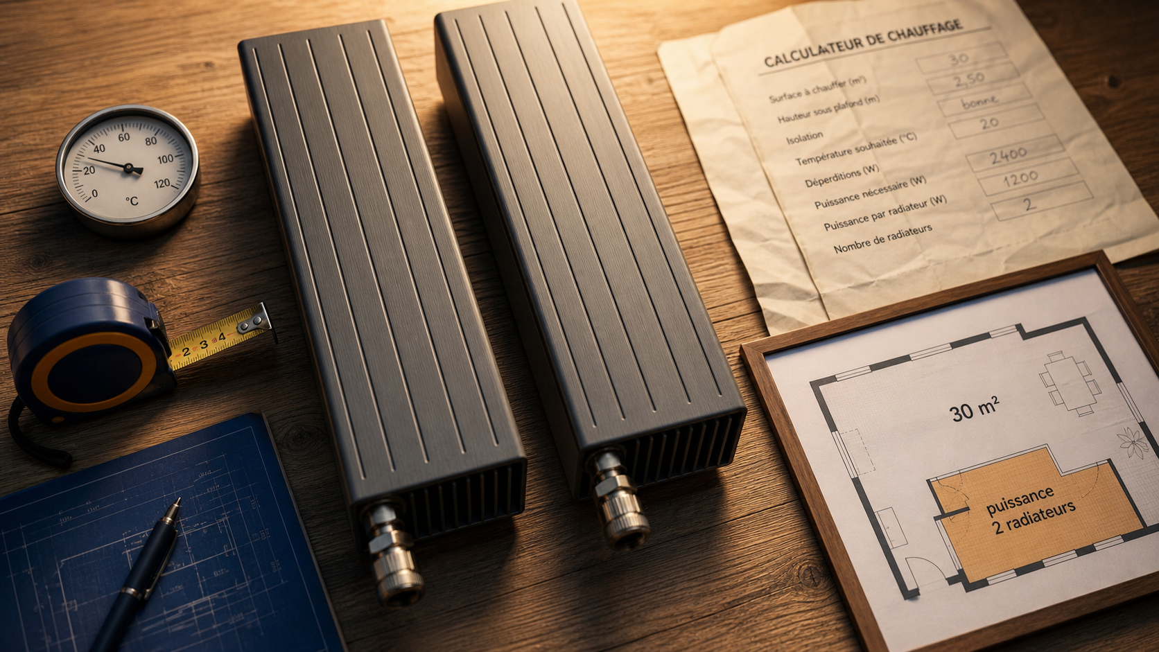 Combien de radiateur pour 30m2 : deux radiateurs pour mieux chauffer