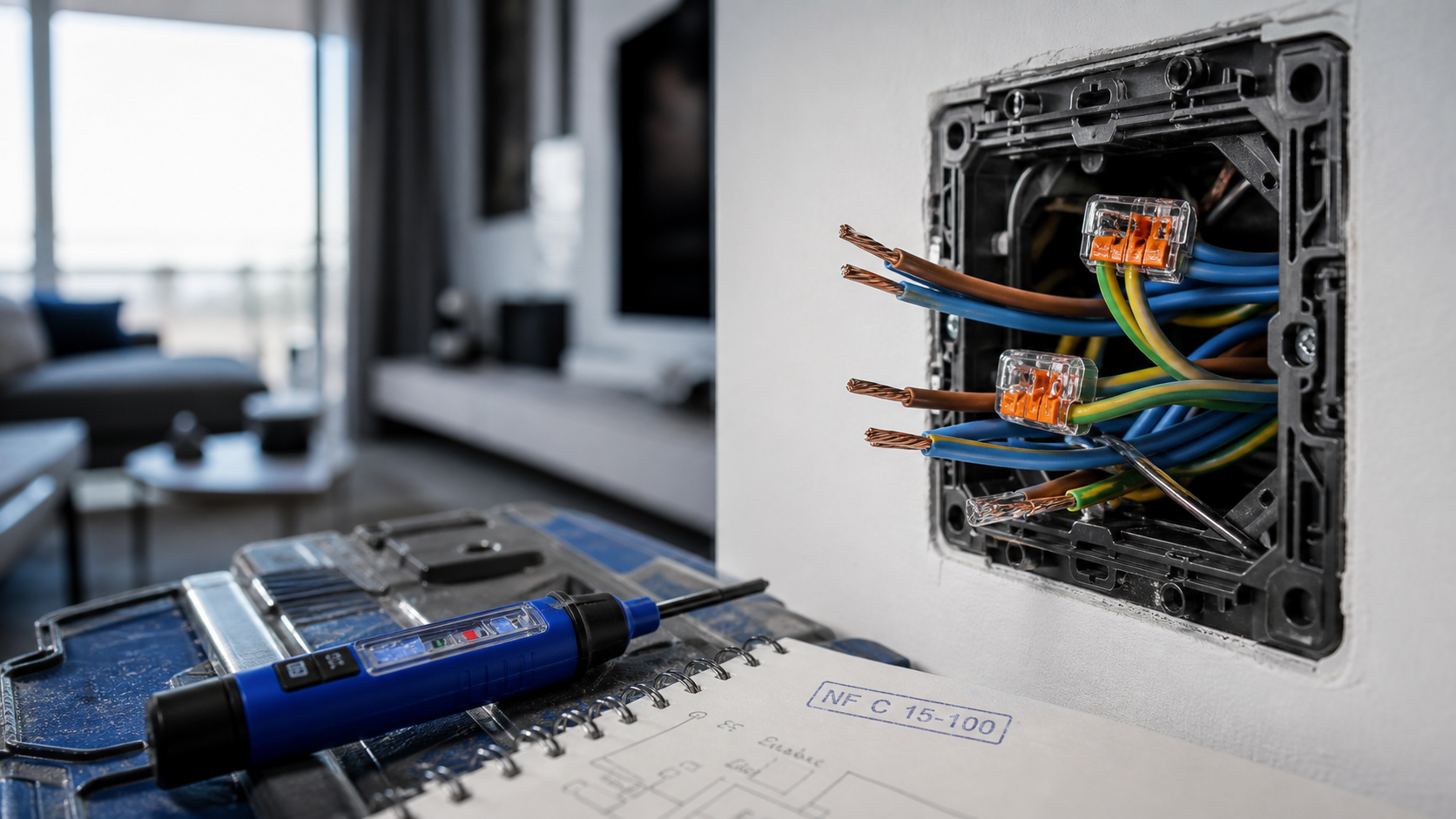 Comment brancher un radiateur électrique : câbles et connecteurs Wago pour raccordement sécurisé