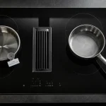 Comment reconnaitre une plaque induction et vitrocéramique : aimant sur plaque noire