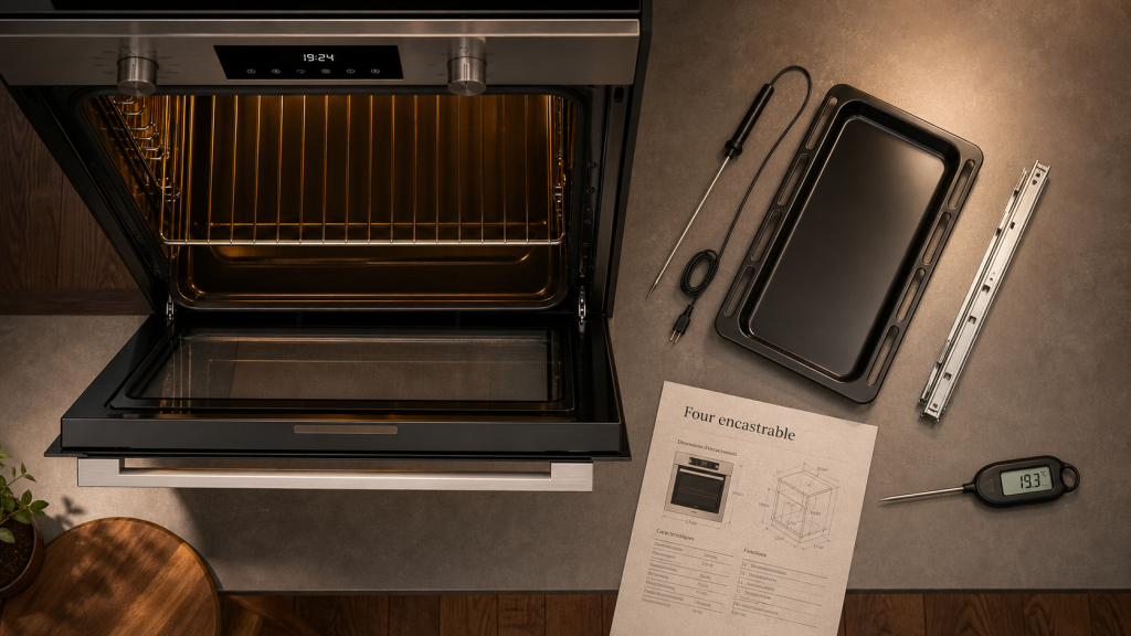 Four encastrable comparatif : 5 modèles, inox, cuisson