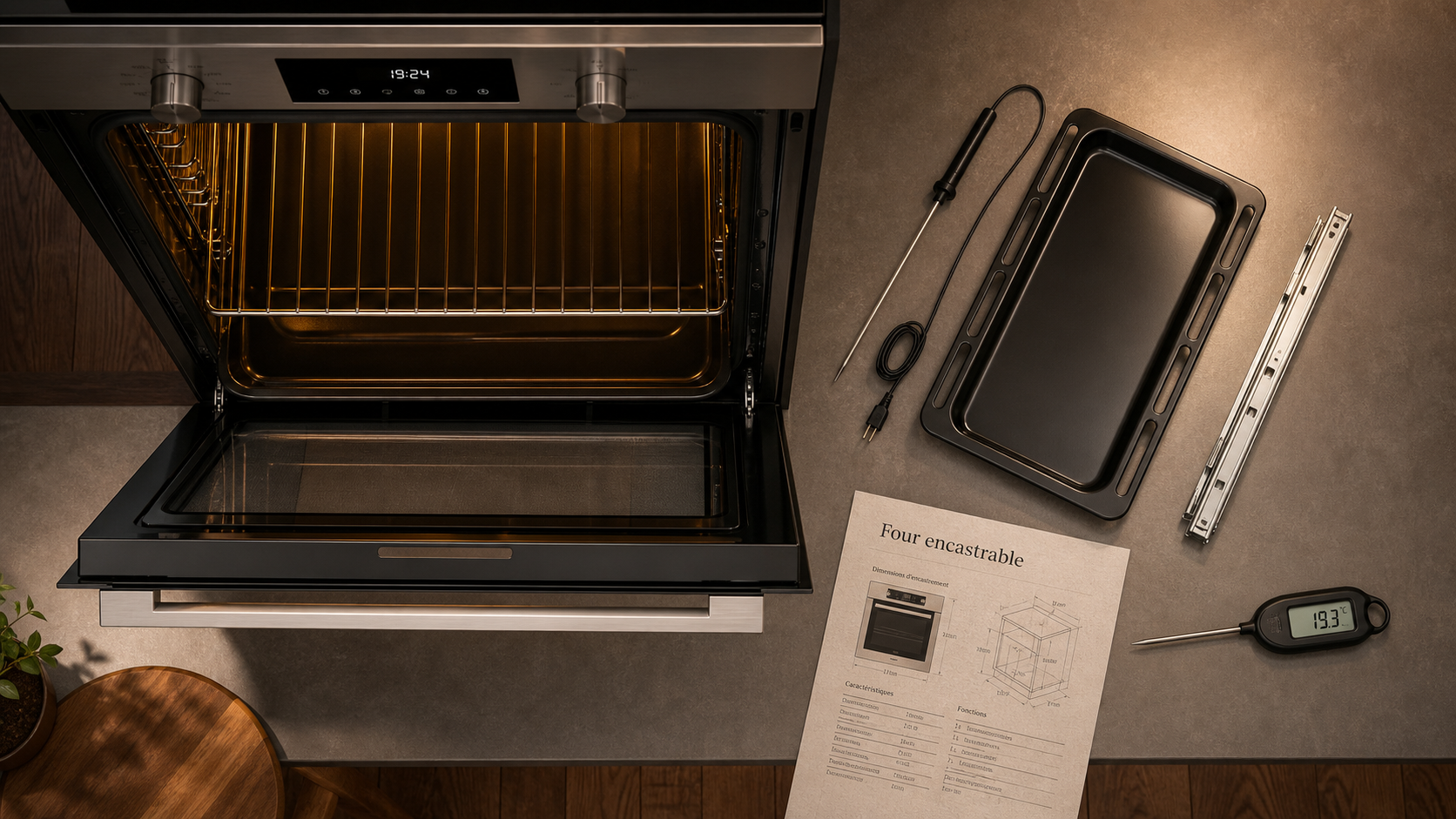 Four encastrable comparatif : 5 modèles, inox, cuisson