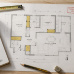 placard surface habitable sur plan