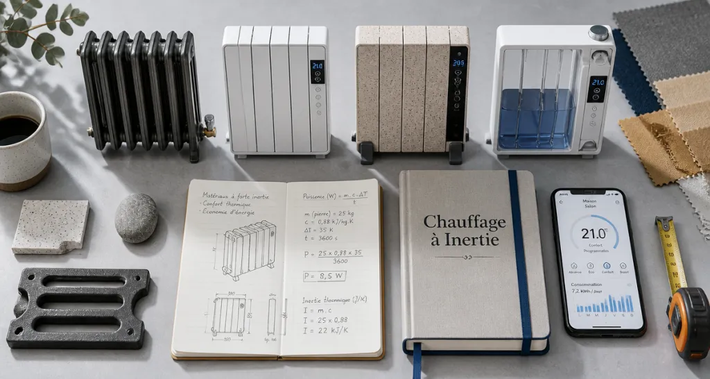 radiateur à inertie comparatif modèles fonte céramique pierre fluide