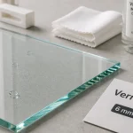 Verre trempée extra-clair 6 mm ou 8 mm, crédence de cuisine