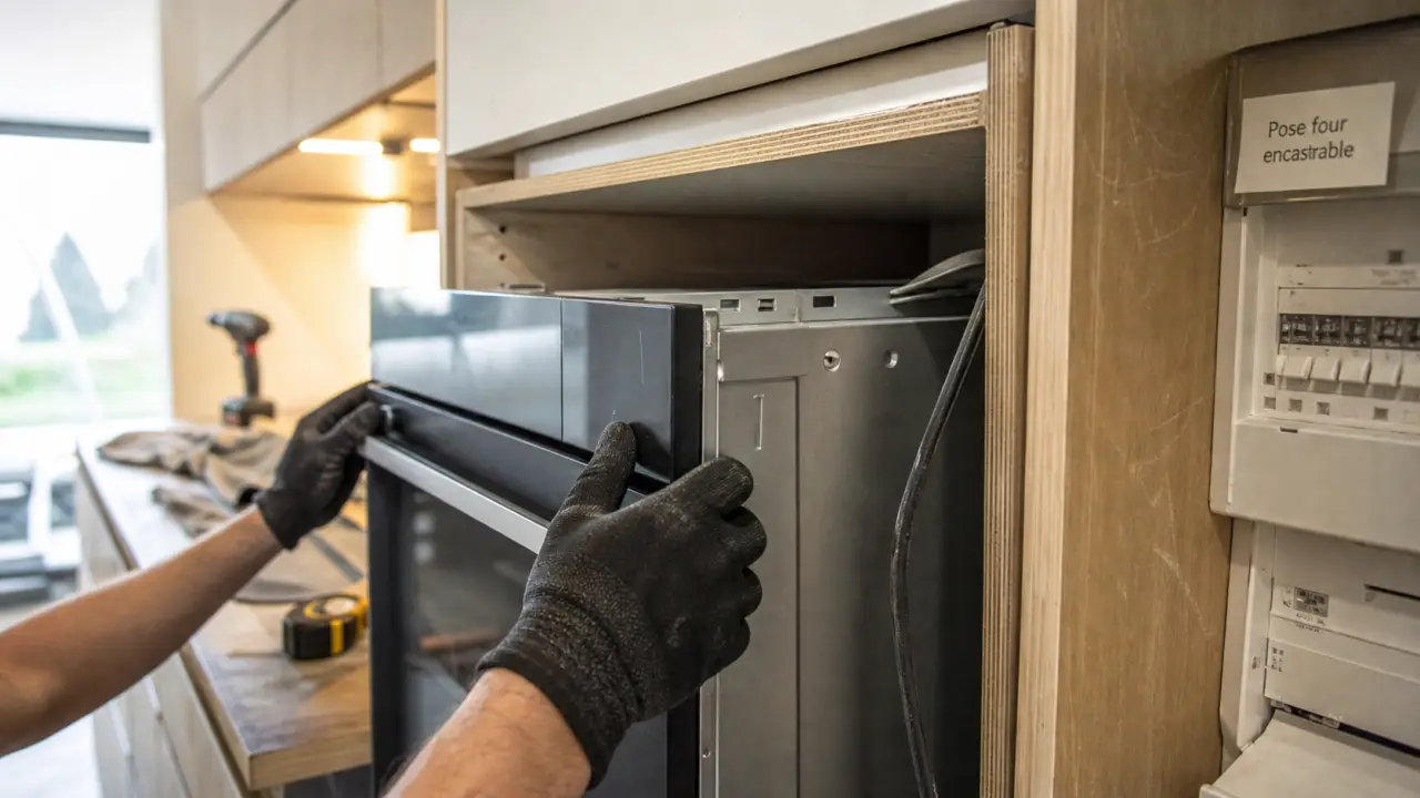 Installer un four encastrable : pose en niche et ventilation