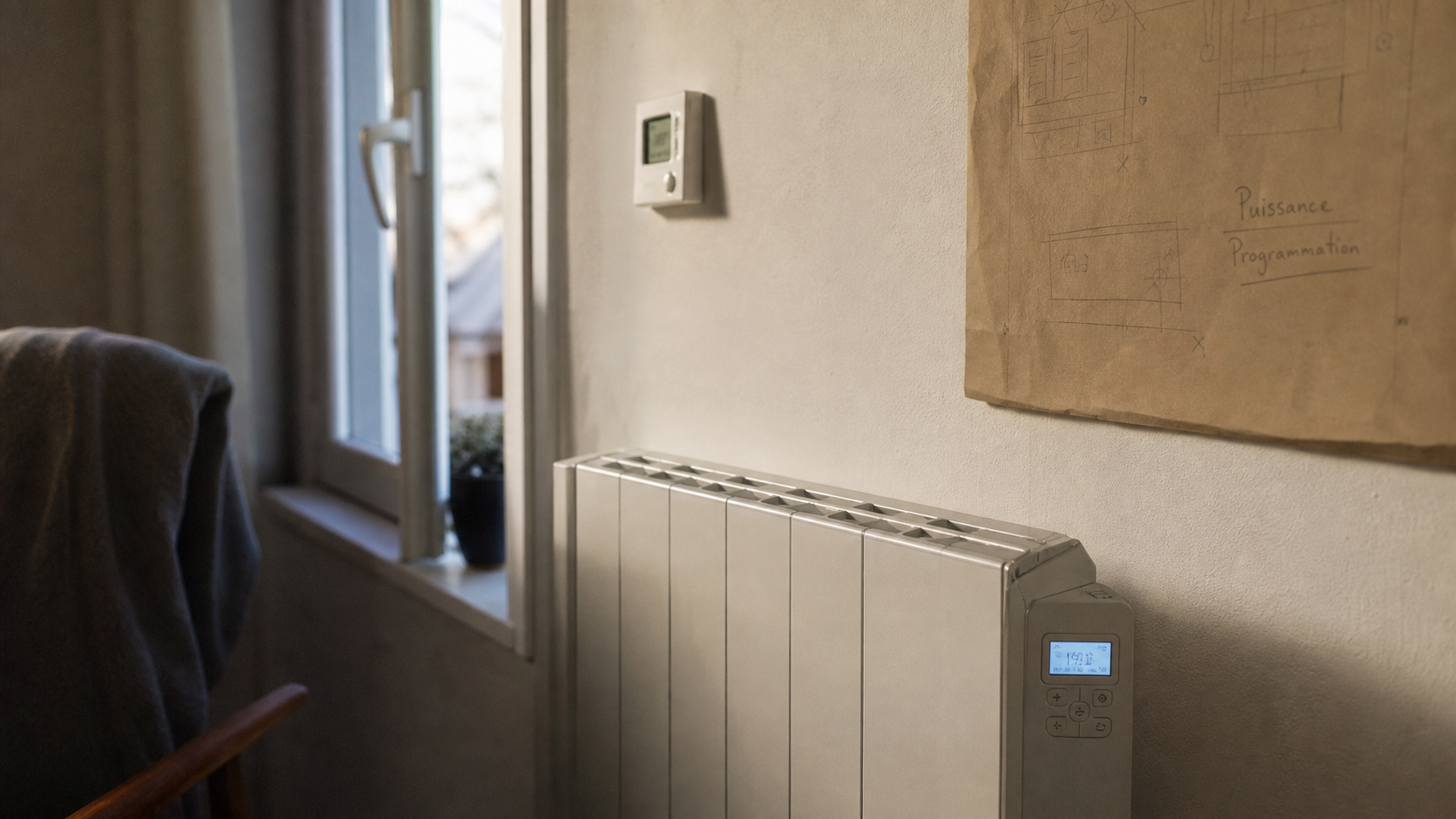 Meilleur radiateur electrique à inertie sèche : puissance et commandes