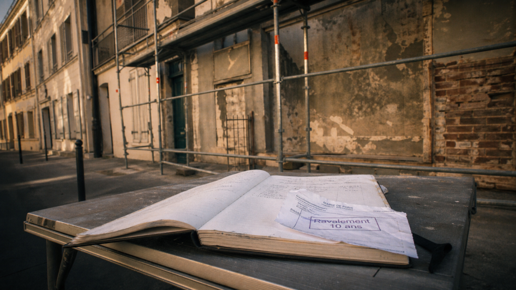 Ravalement de façade tous les combien : façade à refaire, échafaudage et traces d’humidité