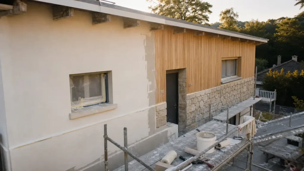 Enduit, bardage ou peinture : quelles solutions pour rénover une façade sans se tromper ?