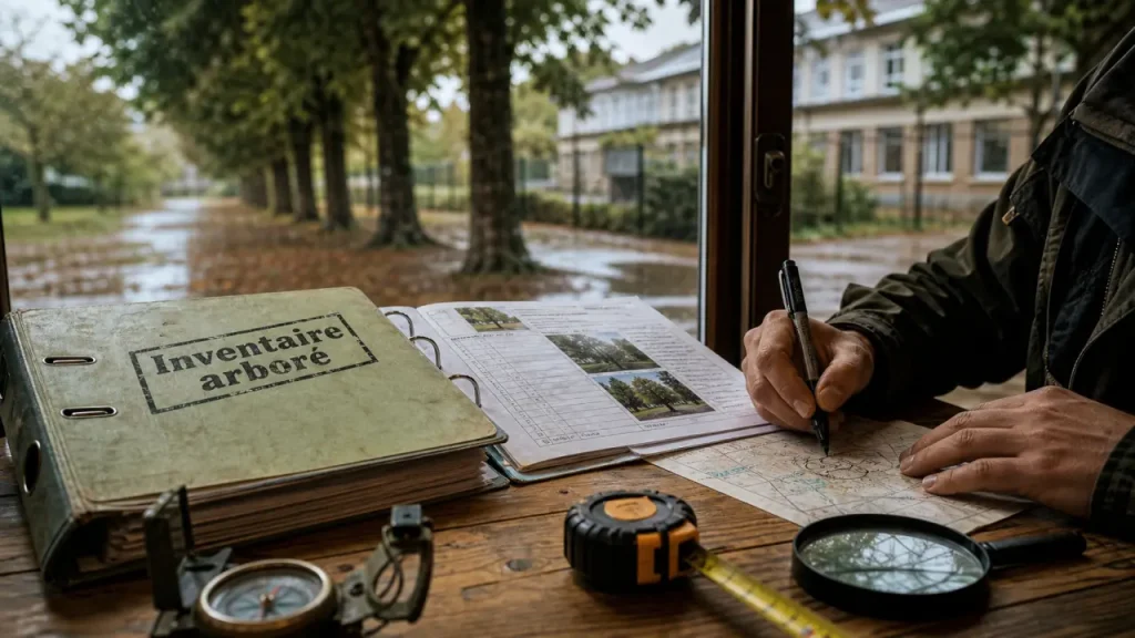 Gestion du patrimoine arboré : inventaire SIG, plan pluriannuel et suivi des chantiers