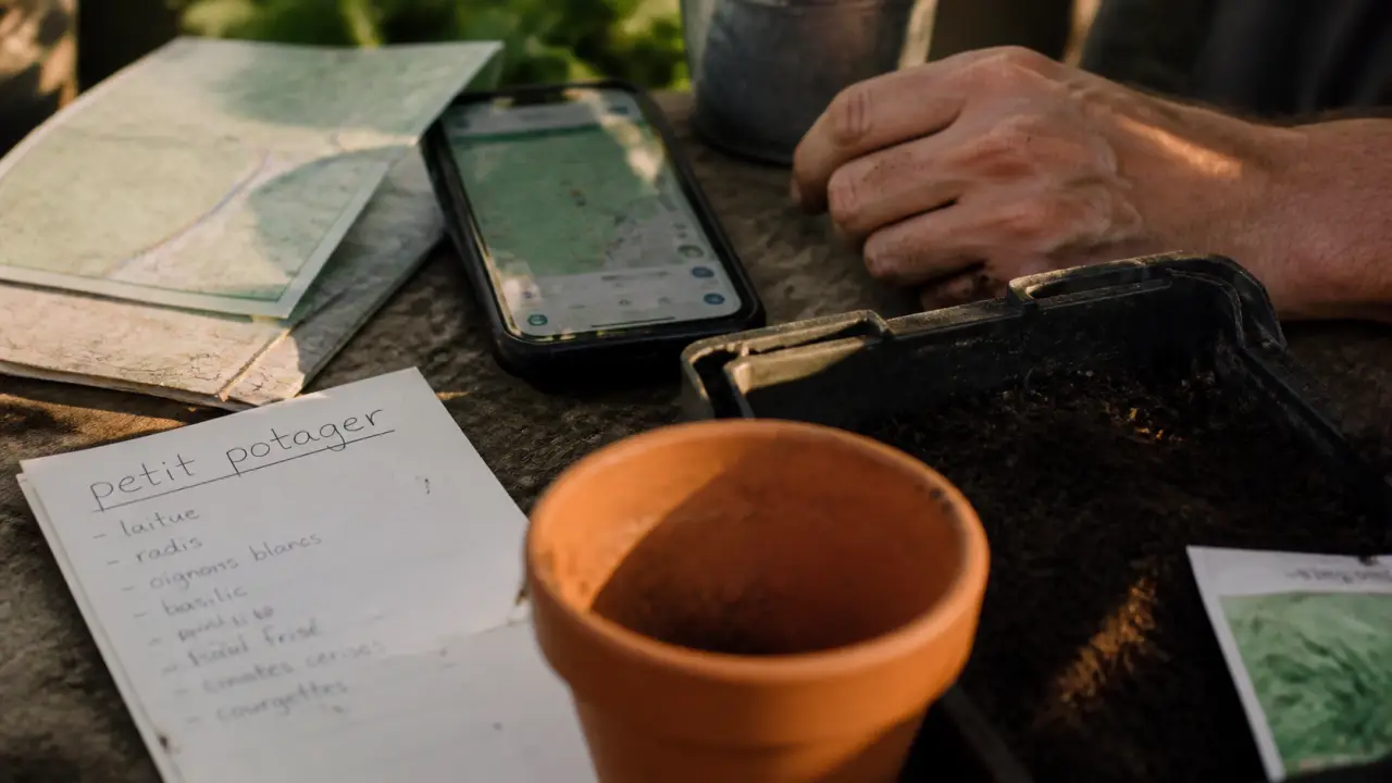 Le petit potager : ferme locale, carte et fiche sur potager