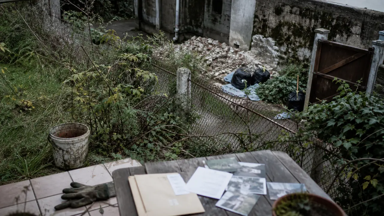 Obligation entretien jardin proprietaire : jardin en friche, clôture mitoyenne et déchets verts