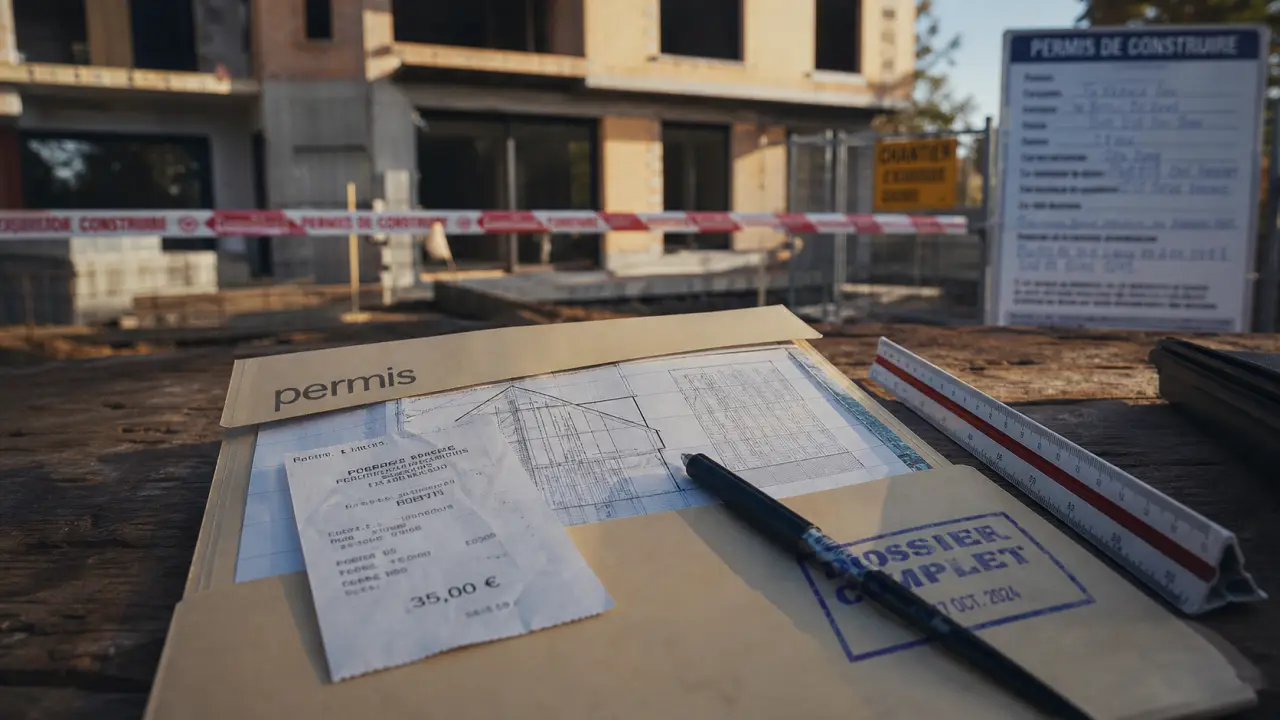 Permis de construire delais : dossier complet avec plans en mairie
