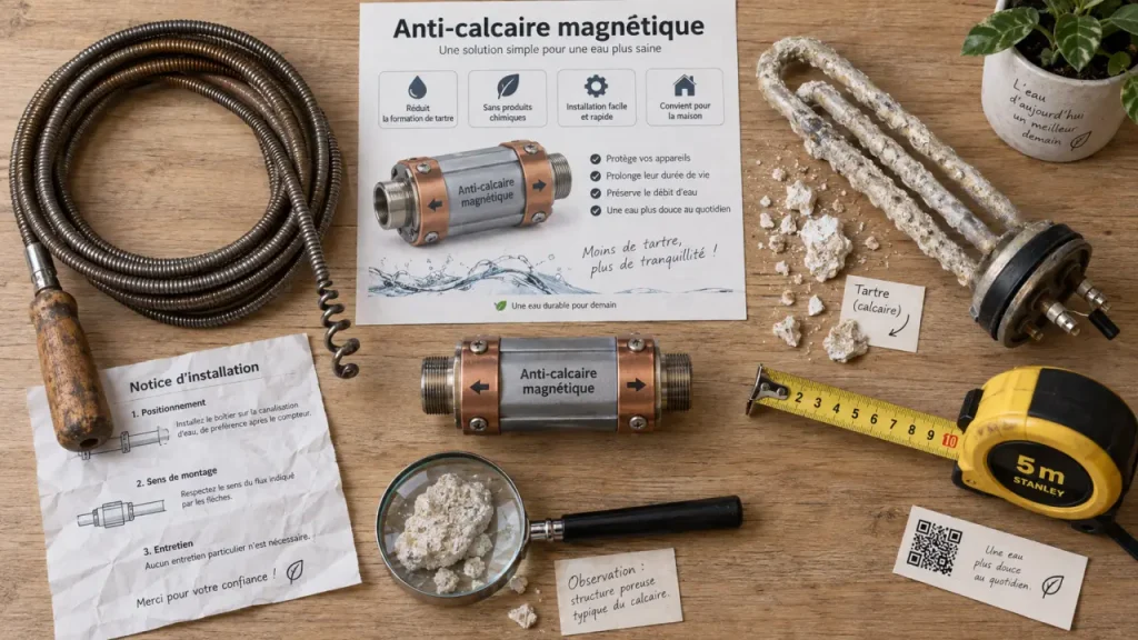 Anti-calcaire magnétique : le vrai danger se situe ailleurs, entre implants et efficacité incertaine