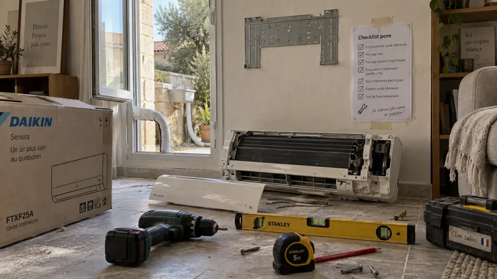 Climatiser soi-même : une pose simple, mais un raccordement qui reste encadré